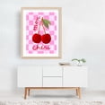 thumbnail image 3 of Mon Chéri Art Print - Painting Fruit Kitchen Decor Typography Pastel Illustration Pop Art Unframed Wall Art Print 22 x 28 inches, 3 of 4