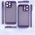 thumbnail image 5 of Mesh Heat Dissipation Phone Case with Lens Film, Frosted PC Case, Smooth Feeling, Drop and Shock Resistant for iPhone 15 14 13 12 11 Pro Max Plus XS XR 7 8 Phone Case (Orange,iPhone 15 Plus), 5 of 7