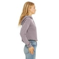 thumbnail image 3 of Bella + Canvas, The Ladies' Cropped Fleece Hoodie - STORM - L, 3 of 4