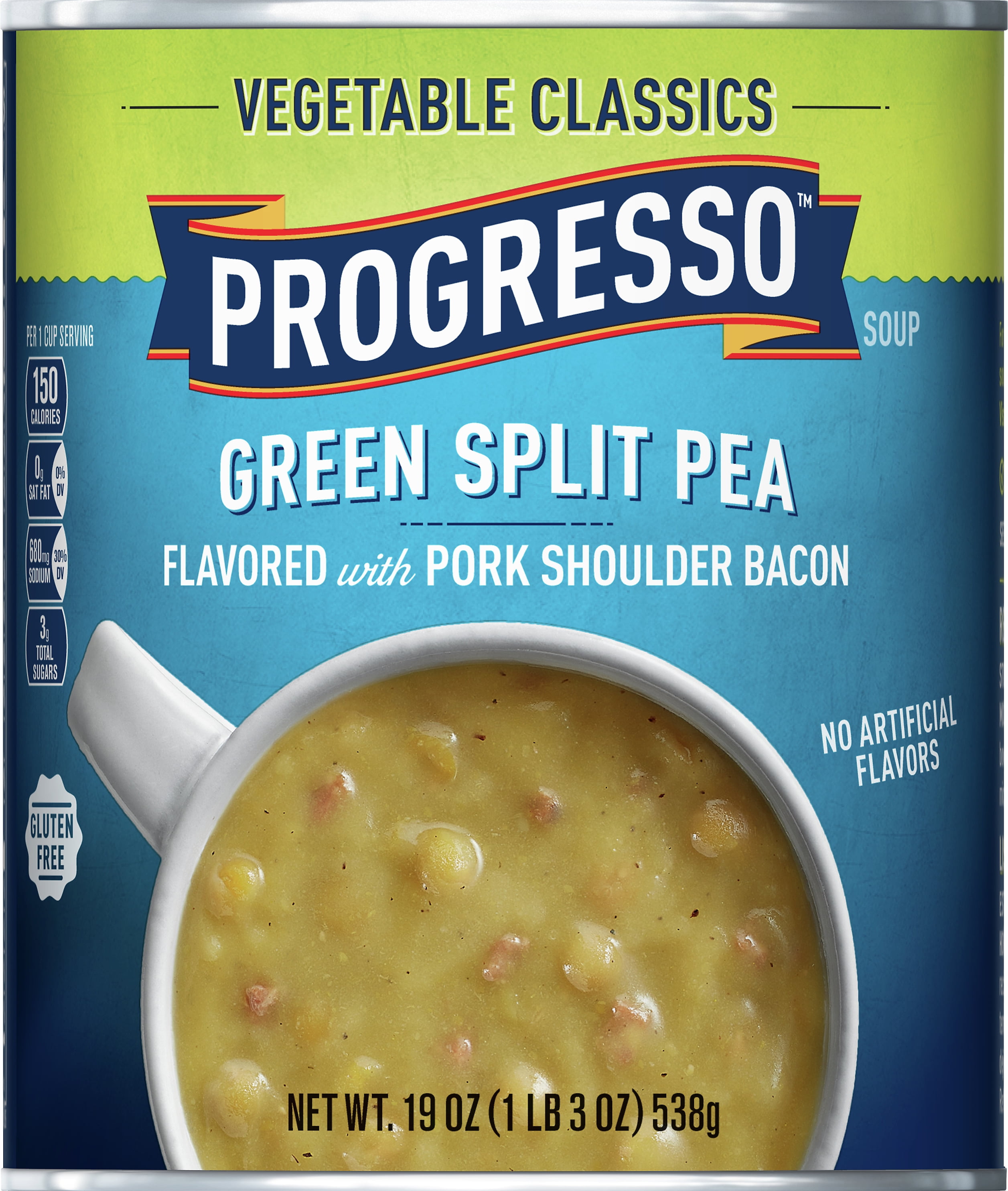 Progresso Soup, Vegetable Classics Split Pea Soup, 19 oz - Walmart.com