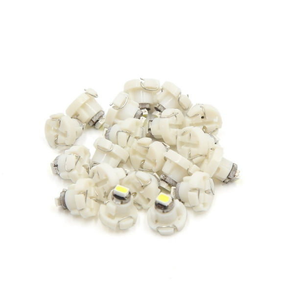 20 Pcs T3 White 3020- Auto Car Interior Dashboard Panel Light Lamp Bulb