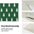 thumbnail image 6 of Christmas Pillow Covers 18x18 Inch 2 Pcs, Sage Green White Trees Decorative Throw Pillows for Couch, Xmas Winter Outdoor Decor Pillowcase Linen Cushion Cover for Bed Sofa, 6 of 6