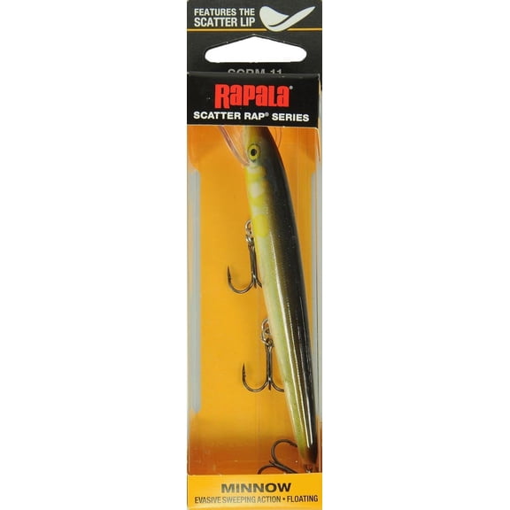 Rapala Scatter Rap Minnow 11 Fishing Lure 4 3/8" 3/16oz Ayu