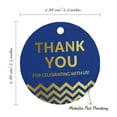 thumbnail image 6 of Inkdotpot Gold Foil Paper Hang Tags Thank You For Celebrating With Us Bridal Shower-Baby Shower-Retirement-Wedding-Birthday Favor Tags 100 Pieces, 6 of 7