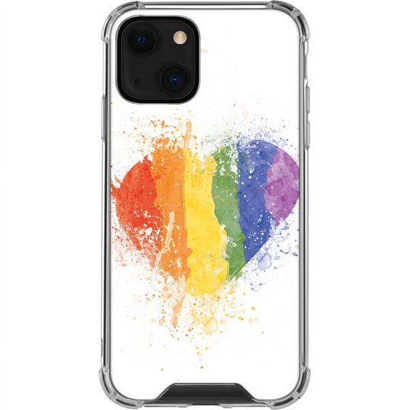 Skinit PRIDE Love Is Love Heart iPhone 14 Clear Case