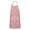Pink Pioneer Flower, variant on Pink Pioneer Flower and Paisley Pattern Apron-Garden Aprons for Women with Pockets-Cotton Linen Waterproof Kitchen Cooking Gardening Aprons Adjustable for Kitchen,Cooking,BBQ and Salon 33x27 Inch