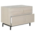 thumbnail image 2 of SAFAVIEH Herschel Scandinavian Lacquer 2-Drawer Cabinet, Grey, 2 of 4
