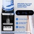 thumbnail image 2 of KNDKO Water Dispenser with Ice Maker,Top Loading Hot & Cold Water Cooler for 5 Gallon Bottles,33LBS/24H Bullet Ice Maker Output,Child Safety Lock,Ideal for Home,Office,Garage - Black, 2 of 7