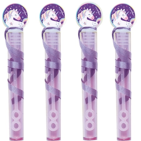 Unicorn Bubble Tube Party Favors, 8ct (Best Birthday Party Games For 9 Year Olds)