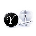 thumbnail image 1 of LYMAYTER Letter Cufflinks 1 Pair Men's Cufflinks - Letter Pattern, Electroplated, 1 of 6