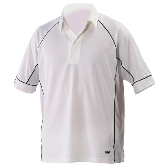 Gray Nicolls Medium Ivory Ice Navy Trim Shirt