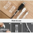thumbnail image 2 of Cable Clips, 40Pcs Adhesive Wire Clips, Durable Multifunctional Cord Holder Wire Organizer, Premium Sticky Acrylic Glue Cord Clips for Home Office Car TV PC Laptop Desktop Management (Black), 2 of 5