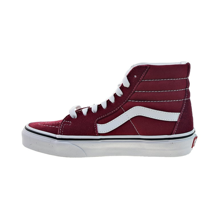 Vans Off the Wall Old Skool SK8 Hi Top Sneaker Shoe Maroon Mens 6 Womens 7.5