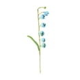 thumbnail image 1 of Flor de lirio de los valles hecha a mano, flor de limpiapipas terminada, artesanía de flores artificiales, regalos para bodas, fiestas, cumpleaños, decoración del hogar, 1 of 8