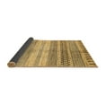 thumbnail image 2 of Ahgly Company Indoor Square Abstract Brown Modern Area Rugs, 6' Square, 2 of 4