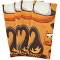 thumbnail image 2 of Dreamtimes Ghost Pumpkins Orange Kitchen Towel, Dish Towels Quick Drying Tea Towels Absorbent Hand Towels for Kitchen Sink Dinner Table 28 x 18 Inches, Set of 1, 2 of 7