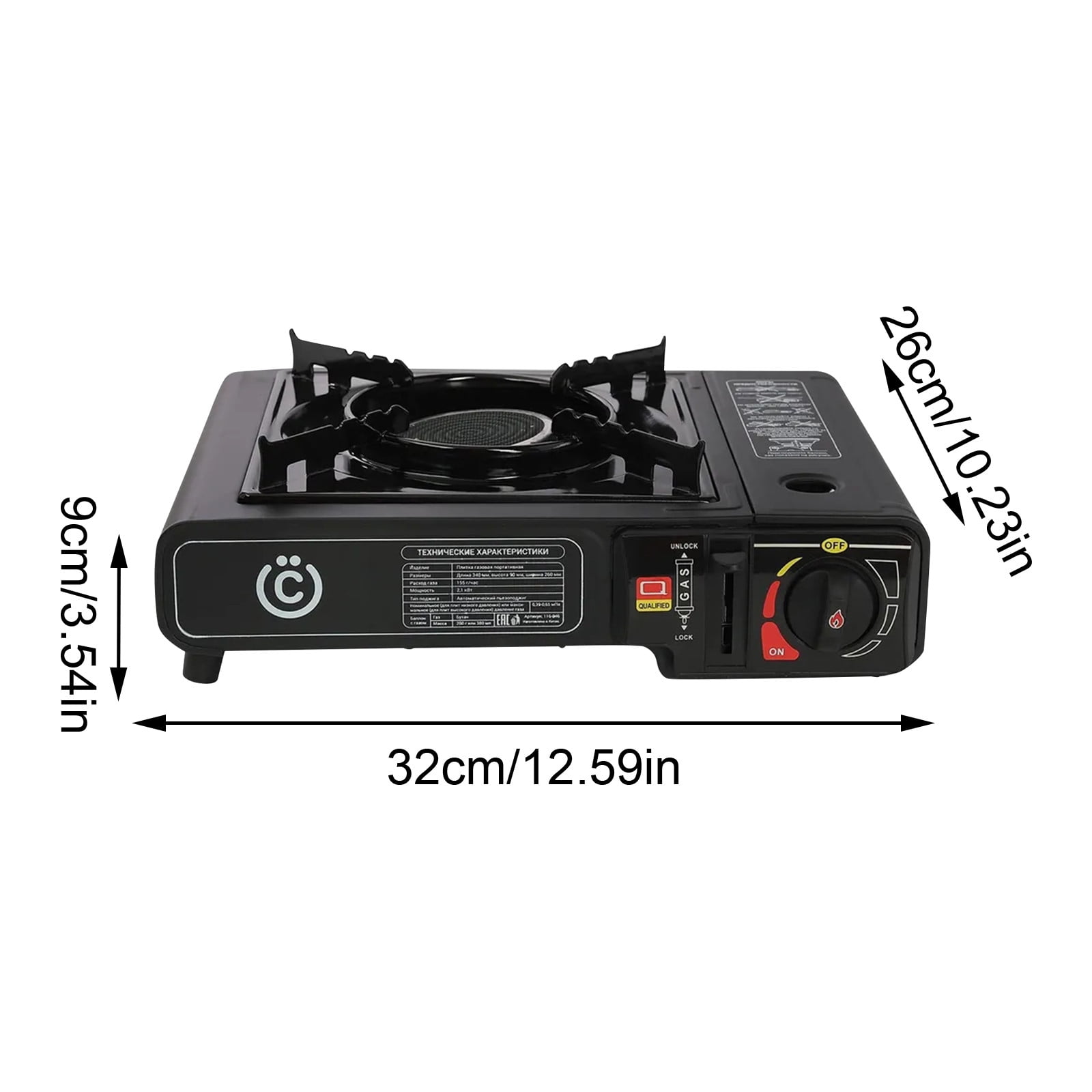 Portable Gas Stove,Butane Camping Stove,Outdoor BBQ Burner,Propane Cooktop for Hot Pot,Picnic Cooking Stove,Tailgating Burner,Travel Camp Stove,Lightweight for Home and Outdoor