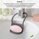 thumbnail image 4 of Suministros De Cocina Fregadero Hueco Cesta Colgante Bolsa De Drenaje De Plástico Flexible Estante Exquisito Ajuste La Cesta De Drenaje Con Flexibilidad Para Baño De Pollo Hogar Yuarrent HA016085-00, 4 of 6