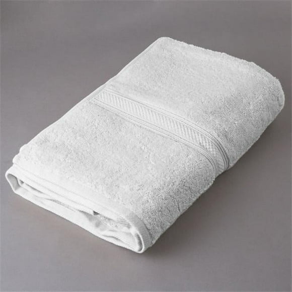Rifz Textiles GVZW3058200 GVZ Collection 100% Cotton White Bath Towels 6 PK