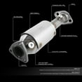 thumbnail image 2 of DNA Motoring For 97-01 Honda CRV CR-V Factory Style Catalytic Converter Exhaust Pipe Assembly, 2 of 6