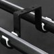 thumbnail image 5 of Soportes De Barra De Cortina Doble De 16 Piezas El Soporte De Techo Admite AleacióN De Aluminio Negro, 5 of 7
