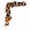 A, variant on Orangide Fall Garland with Pumpkins Maple Leaves Artificial Flowers Decorative Hanging Vine for Thanksgiving Fireplace Doorway Indoor