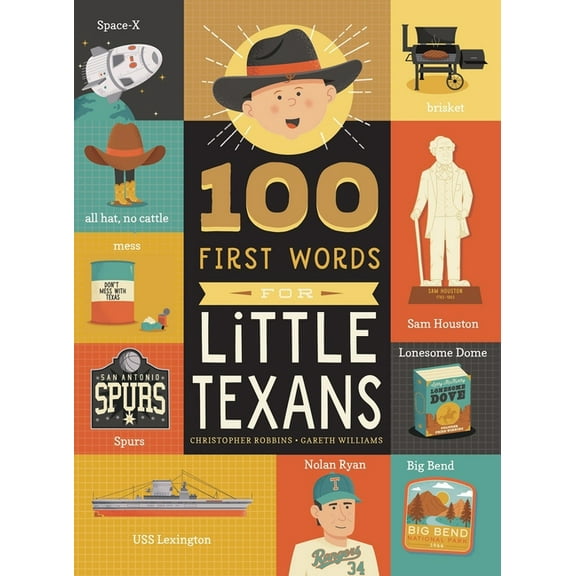 100 First Words 100 First Words for Little Texans, (Board Book)