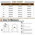 thumbnail image 5 of Women's Fall Waffle Knit Tunic Tops Loose Long Sleeve Button Up V Neck Henley Shirts, 5 of 5