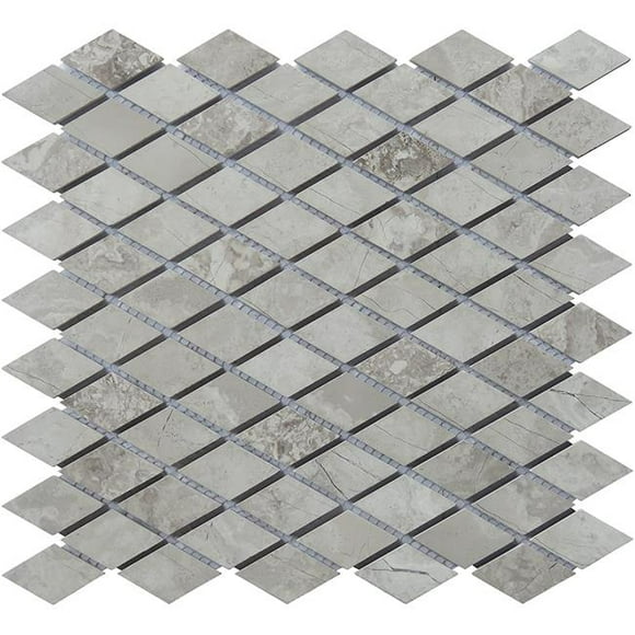 Intrend Tile NS021-A Maille Diamant Calcaire - Gris