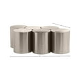 thumbnail image 3 of Meridian Furniture Dimple 6 Piece Silver Iron Metal Coffee Table, 3 of 5