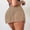 Khaki, variant on swim shorts women Women's Solid Color High Waisted Slim Boxer Swimming Bottoms Skirt Wrap Skirt Bikini Bottoms White + M