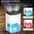thumbnail image 2 of Deshumidificador de 2000ML con luz LED de 7 Colores Deshumidificador Portátil para Dormitorio, Closet, Baño, Garaje, para 10㎡-30㎡, Blanco, 2 of 6