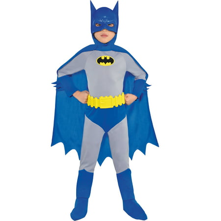 Costumes USA The Brave and the Bold Classic Batman Costume for Boys, Includes a Jumpsuit, a Mask, and More