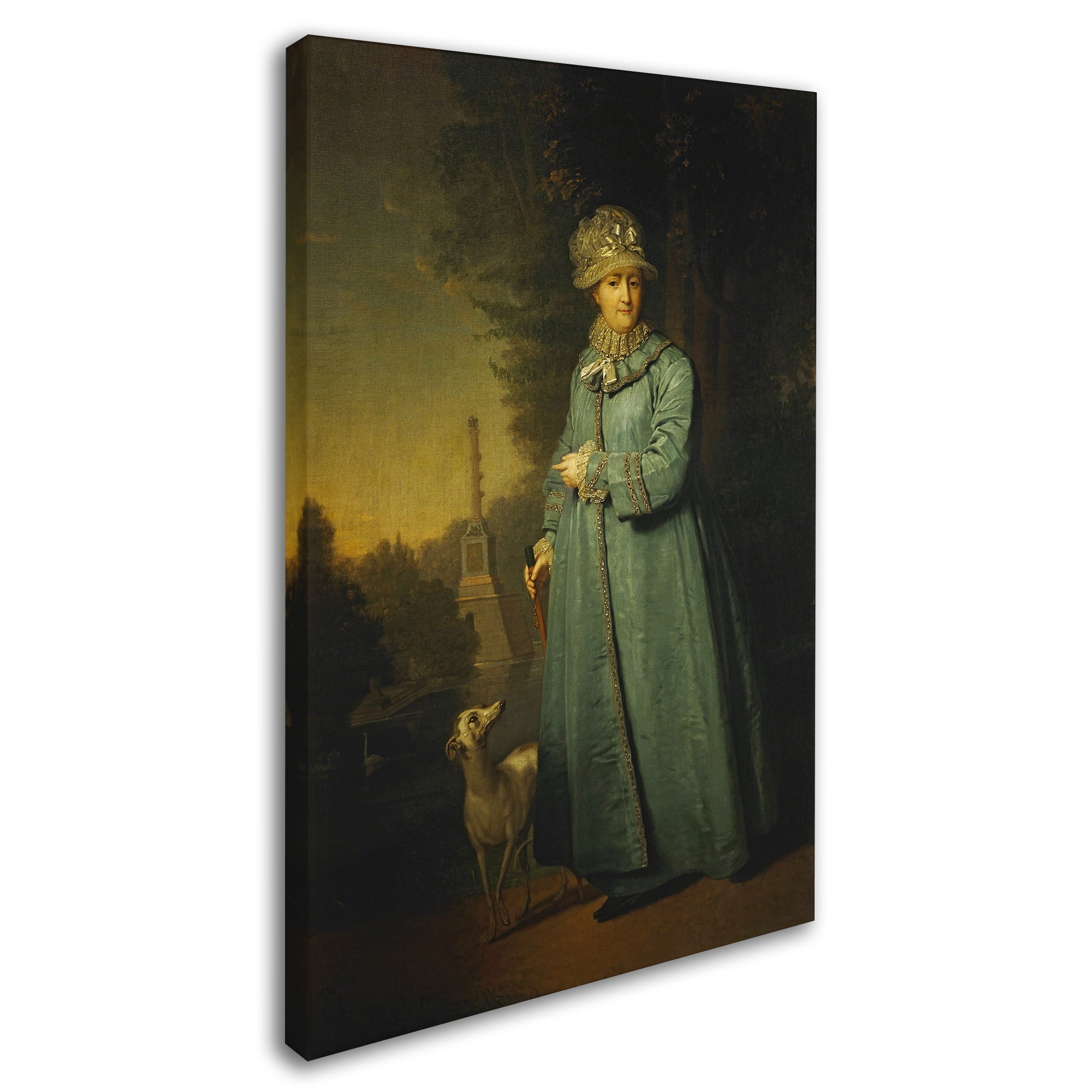 Trademark Fine Art 'Portrait Of Catherine Ii' Canvas Art by Vladimir Borovikovsky