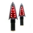 thumbnail image 1 of Direccionales Para Moto Rasen Led Triangular Universal    rojo, 1 of 3