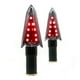 thumbnail image 1 of Direccionales Para Moto Rasen Led Triangular Universal    rojo, 1 of 3