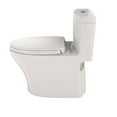 thumbnail image 4 of TOTO® Aquia® IV One-Piece Elongated Dual Flush 1.0 and 0.8 GPF Universal Height, WASHLET®+ Ready Toilet with CEFIONTECT®, Colonial White- MS646124CUMFG#11, 4 of 13