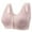213#Light Gray, variant on for Women No Underwire Front Closure Comfort Senior Wireless Snap Closing Bra