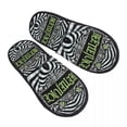thumbnail image 2 of Pantuflas de espuma viscoelástica suaves para mujer, estilo Tim Burton, con suela antideslizante, cálidas y cómodas, con la película de terror Beetlejuices personalizada, 2 of 5