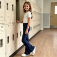 thumbnail image 5 of LIaqionyy Girl's Leggings Flare Pants High Waisted Yoga Bootcut Pant Kids Full Length Bell Bottoms Legging, 5 of 8
