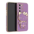 thumbnail image 3 of Hello Kitty Mirror Silicone Case For Xiaomi Redmi Note 12 12S 11 Pro Plus 11S 10 10S 9S 9 8 7 12C 10C 10X 9A 9C Plating Cover, 3 of 5