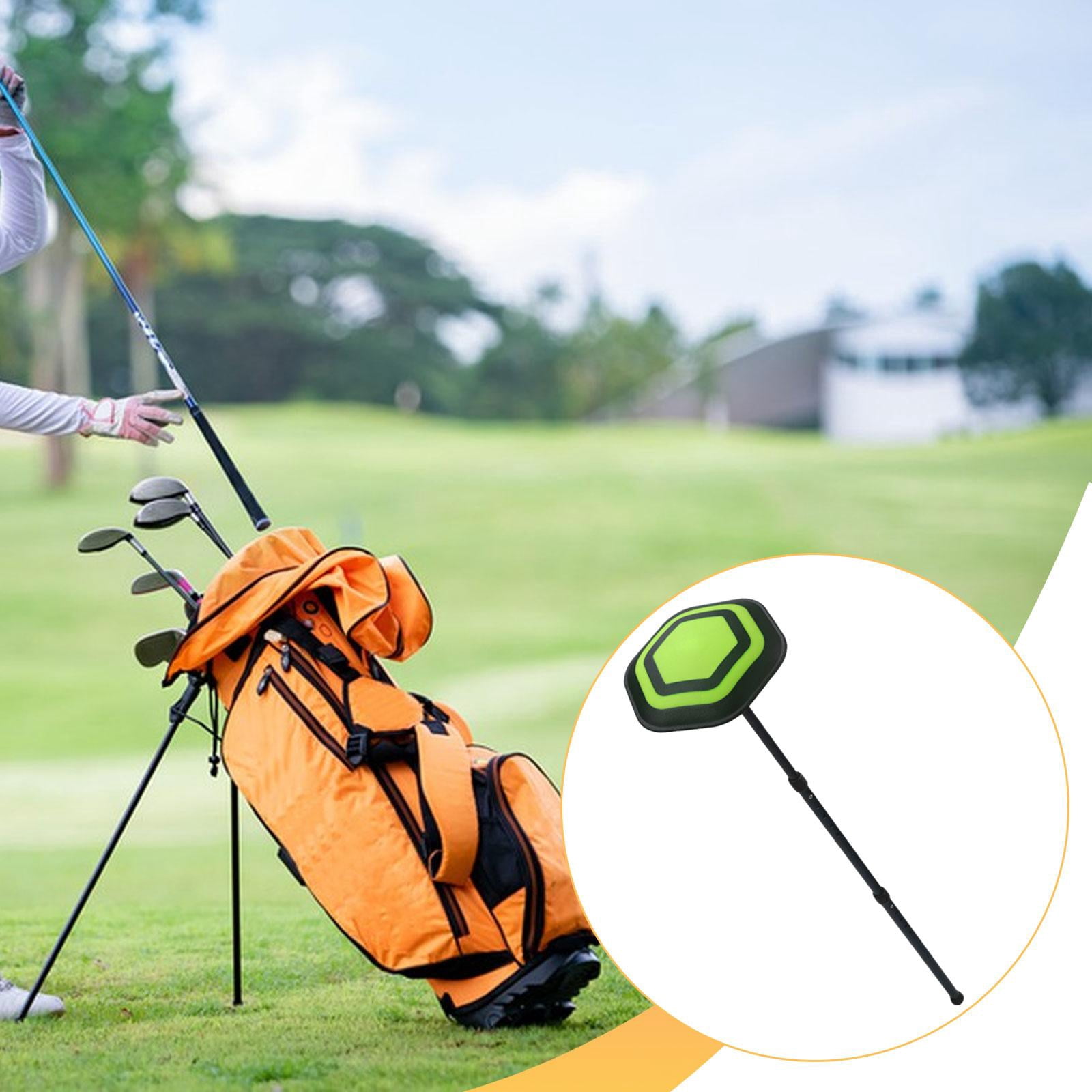 Baoblaze Durable Golf Bag Support Rod Height Adjustable Pole for Golf Supplies Travel Bag Black Pole Green Lid
