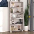 thumbnail image 1 of vidaXL Adult Highboard and Bookcase Hamar Solid Wood Pine White, 1 of 5