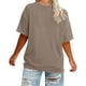 thumbnail image 3 of Xuyuer Womens Plus Size Summer Tops Oversized Short Sleeve Crew Neck Loose Fit Tee Top Flowy Casual Blouses XL-5XL Fashion School Teachers Clothes 2026 Spring Beach Vacation Trendy, 3 of 5