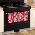 thumbnail image 3 of 2 Pcs Funny Kitchen Towels,Red Christmas Snowflake Pattern Microfiber Dish Towels,Kitchen Tea Towels,Kitchen Towel Set (18" X 26"), 3 of 7