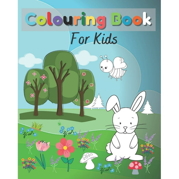 Colouring Book For Kids : Kids Colouring Book Containing Different Animals  Types To Colour In - Filled With 100 Designs Consisting Of Animals Insects  and Fish- Also Containing Blank Pages For Your