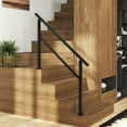 thumbnail image 2 of Gymax Metal Handrail 0-4 Steps w/Flexible Angle Adjustment Installation Kit for Deck, 2 of 10