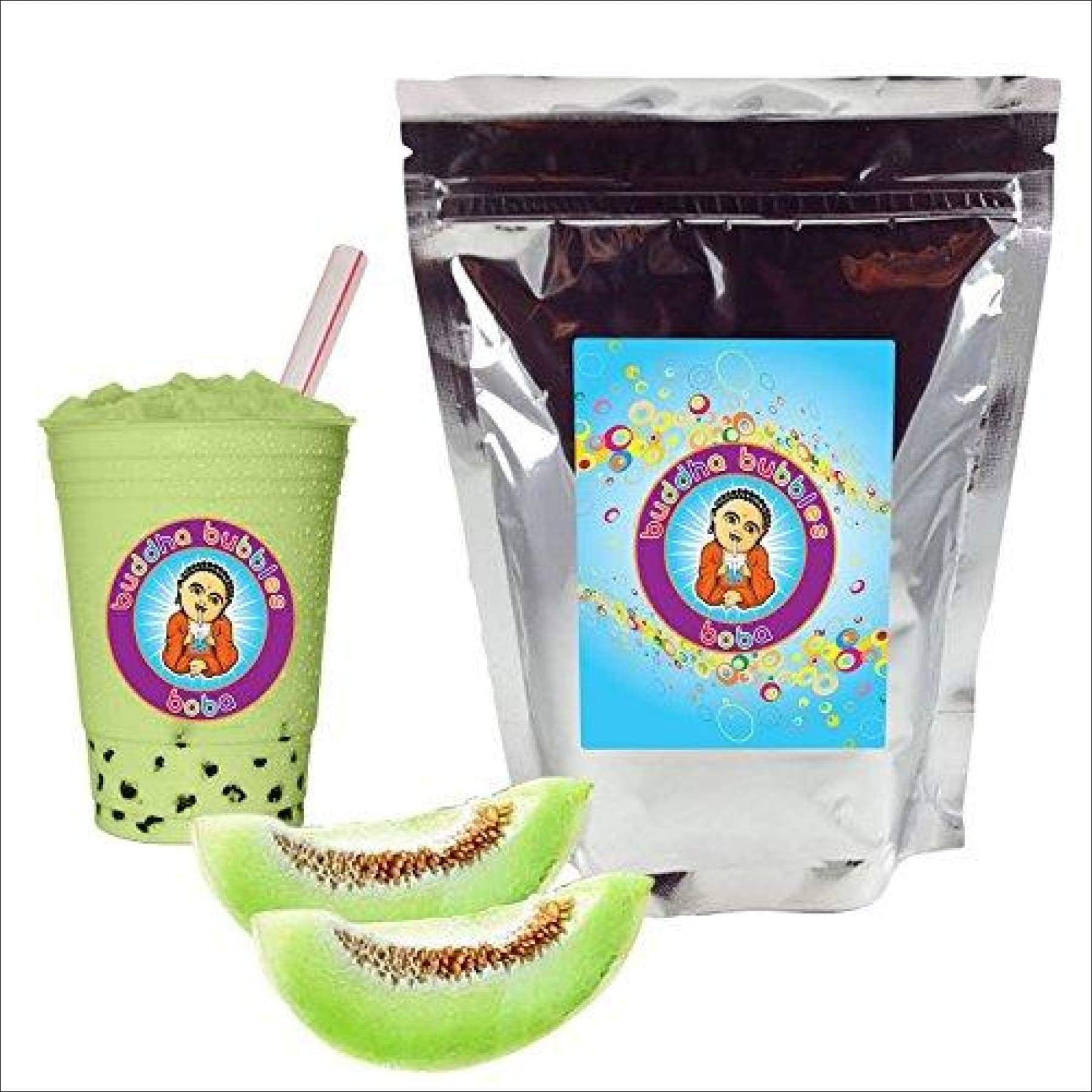 NEW TASTE ! Honeydew Boba / Bubble Tea Drink Mix By Buddha Bubbles Boba