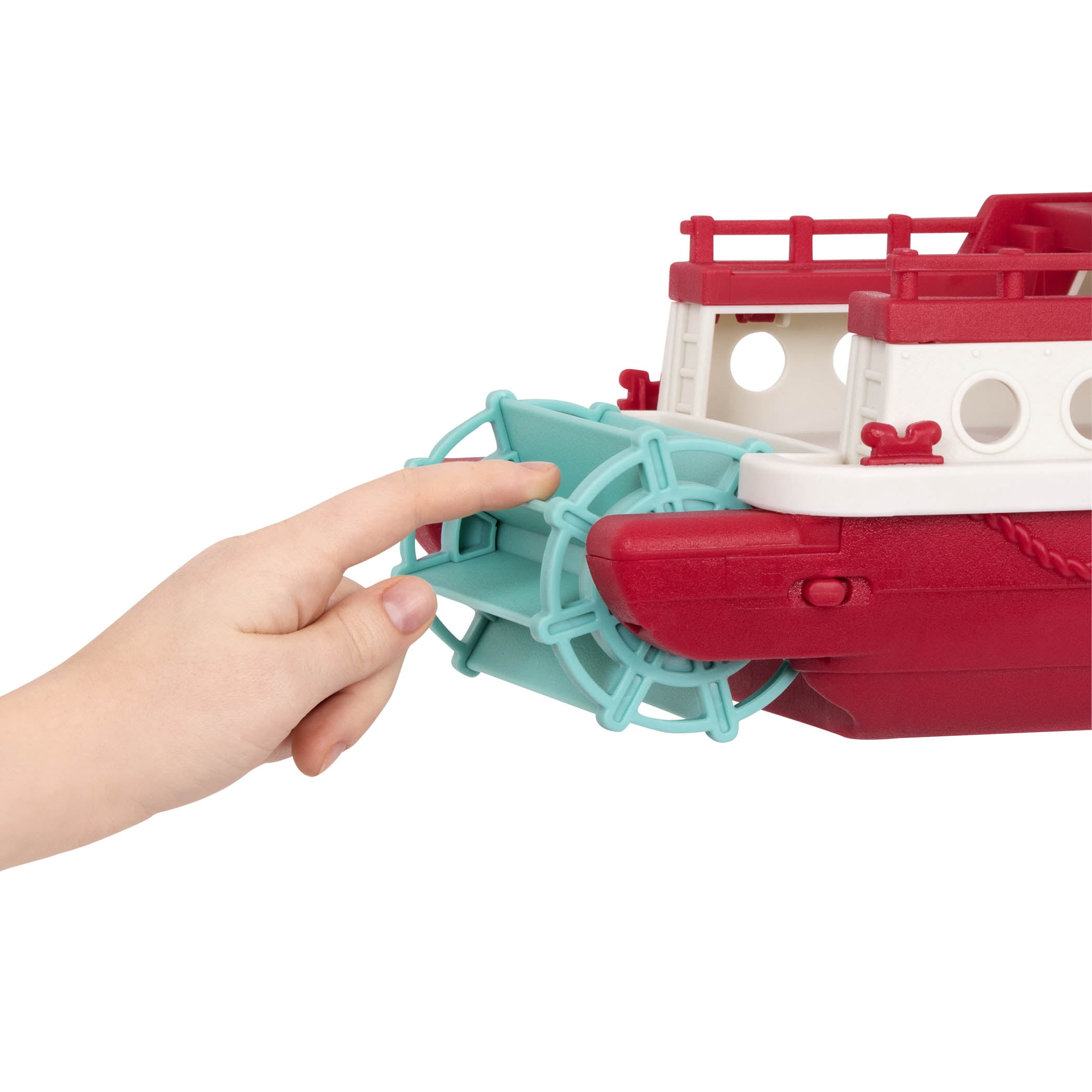 Battat Ferry Boat Bath Toy Set with 2 Cars Boat Play Vehicles, Toddler and Preschool Toys