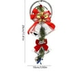 thumbnail image 3 of Vrorvz Christmas Jingle Bells Ornaments Christmas Tree Christmas Decorations Easy Hang From Ceilings Doorways Great Tree Home Yard Entryway Brings Holiday Gatherings 11.4In Silver, 3 of 6